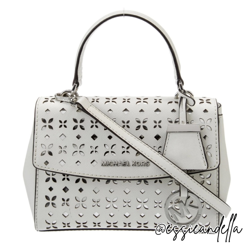 Michael Kors Ava Laser-Cut Crossbody Convertible